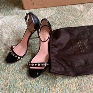 Kate Spade Rhinestone Pumps Black